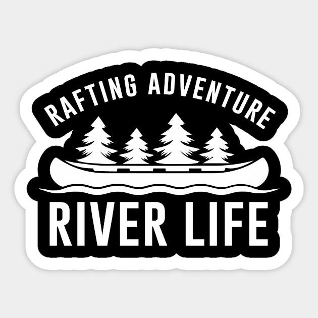 Rafting Adventure Sticker by anema